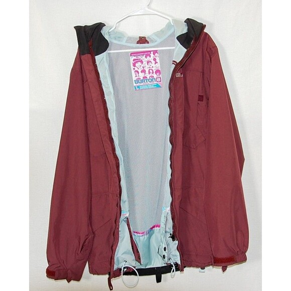 Vintage Burton Storm Jacket SMU Sz L Burgundy Snowboard Jacket - Picture 14 of 16
